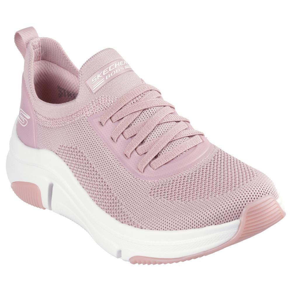 Zapatilla Urbana Mujer Skechers Bobs Sparrow Flex Rosado image number 0.0