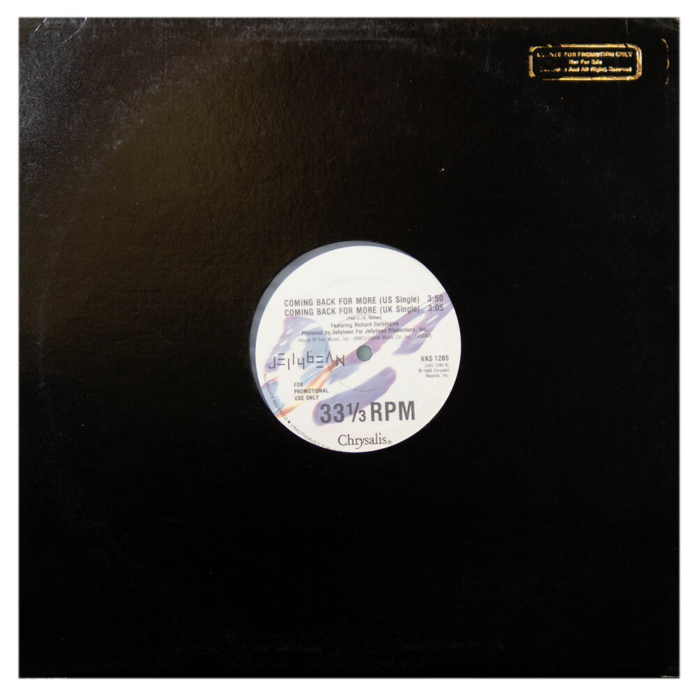 Jelly Bean - Coming Back For More | 12" Maxi Single Usado image number 1.0
