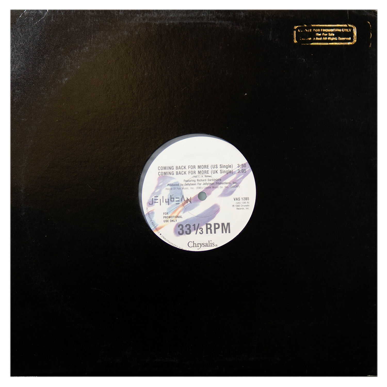 Jelly Bean - Coming Back For More | 12" Maxi Single Usado image number 1.0
