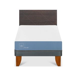 Cama Europea Cic Excellence / 1.5 Plazas / Base Normal + Respaldo