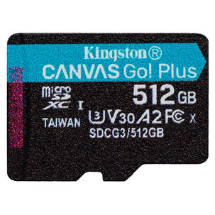 Tarjeta Microsd Kingston Canvas Go! Plus 512gb Sdcg3/512gbsp