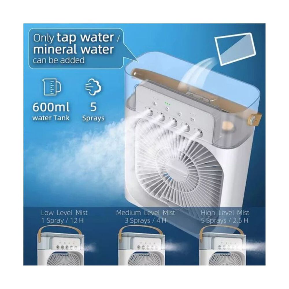 Mini Enfriador Portátil Aire Acondicionado Ventilador Usb image number 2.0