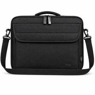 Bolso Notebook Trust Atlanta 16" Con Correa Reinforced Black