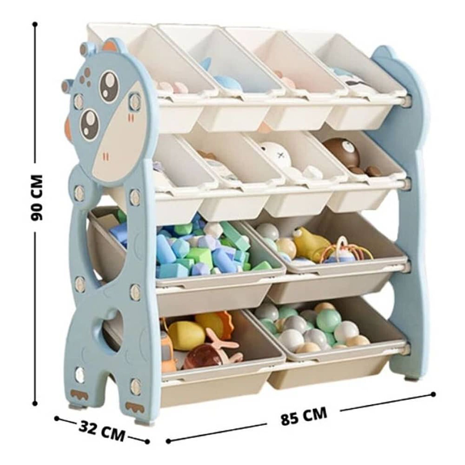 Organizador De Almacenamiento De Juguetes Para Ni&ntilde;os 12 Pz image number 1.0