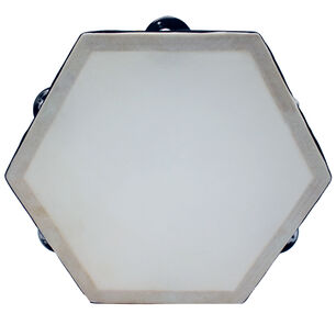 Pandero Hexagonal 8 Pulgadas Madera - Ps