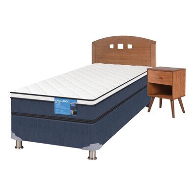 Cama Americana Cic Excellence Plus / 1.5 Plazas / Base Normal + Set De Maderas