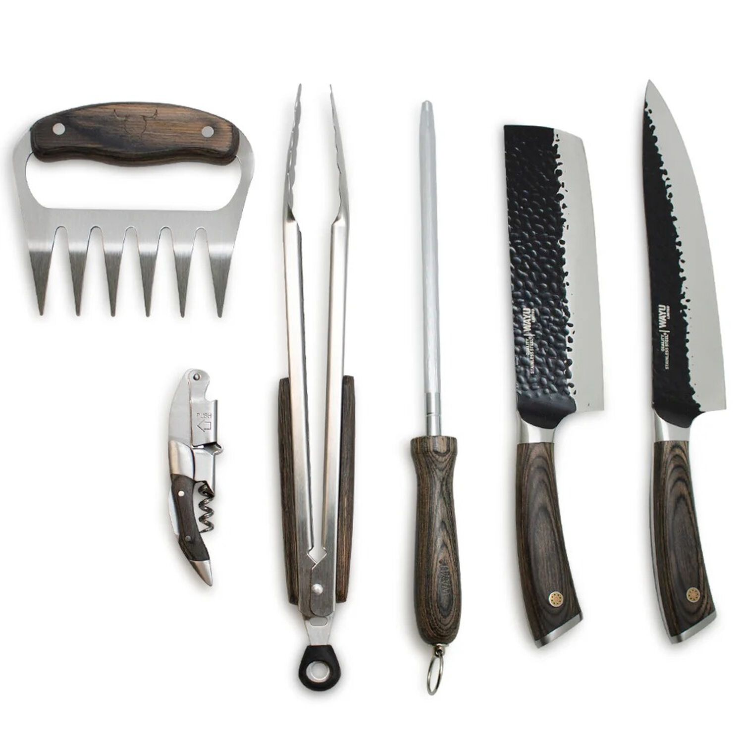 Wayu Set Parrillero Pu Cuero Premium image number 1.0
