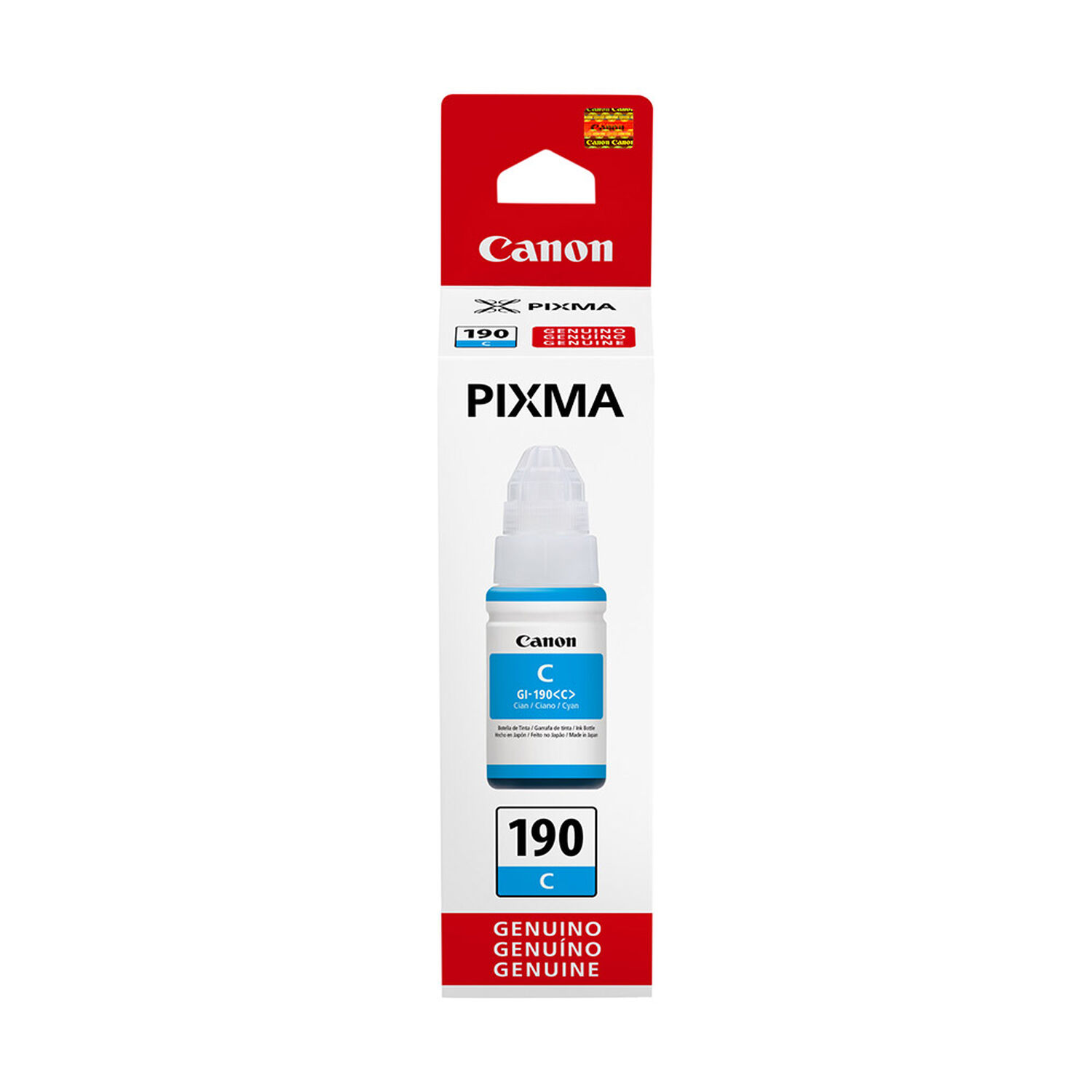 Tinta Canon GI-190 Cyan image number 1.0