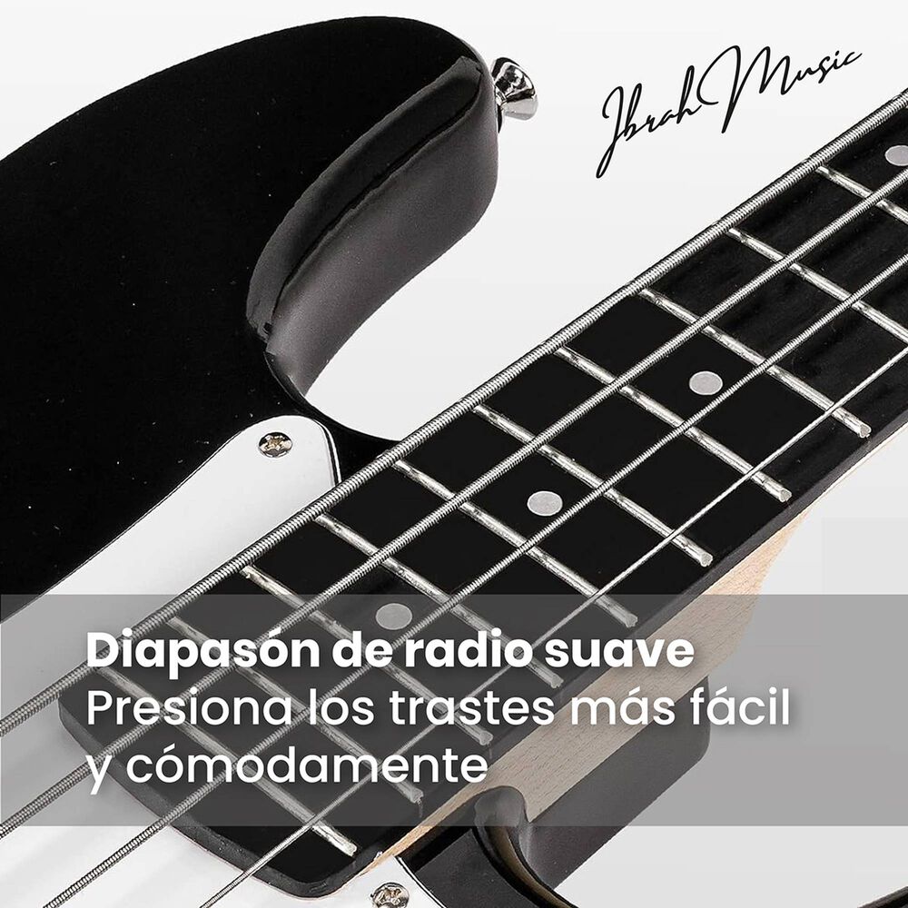 Bajo El&eacute;ctrico Ibrah 4 Cuerdas + Amplificador 20w + Acces image number 6.0