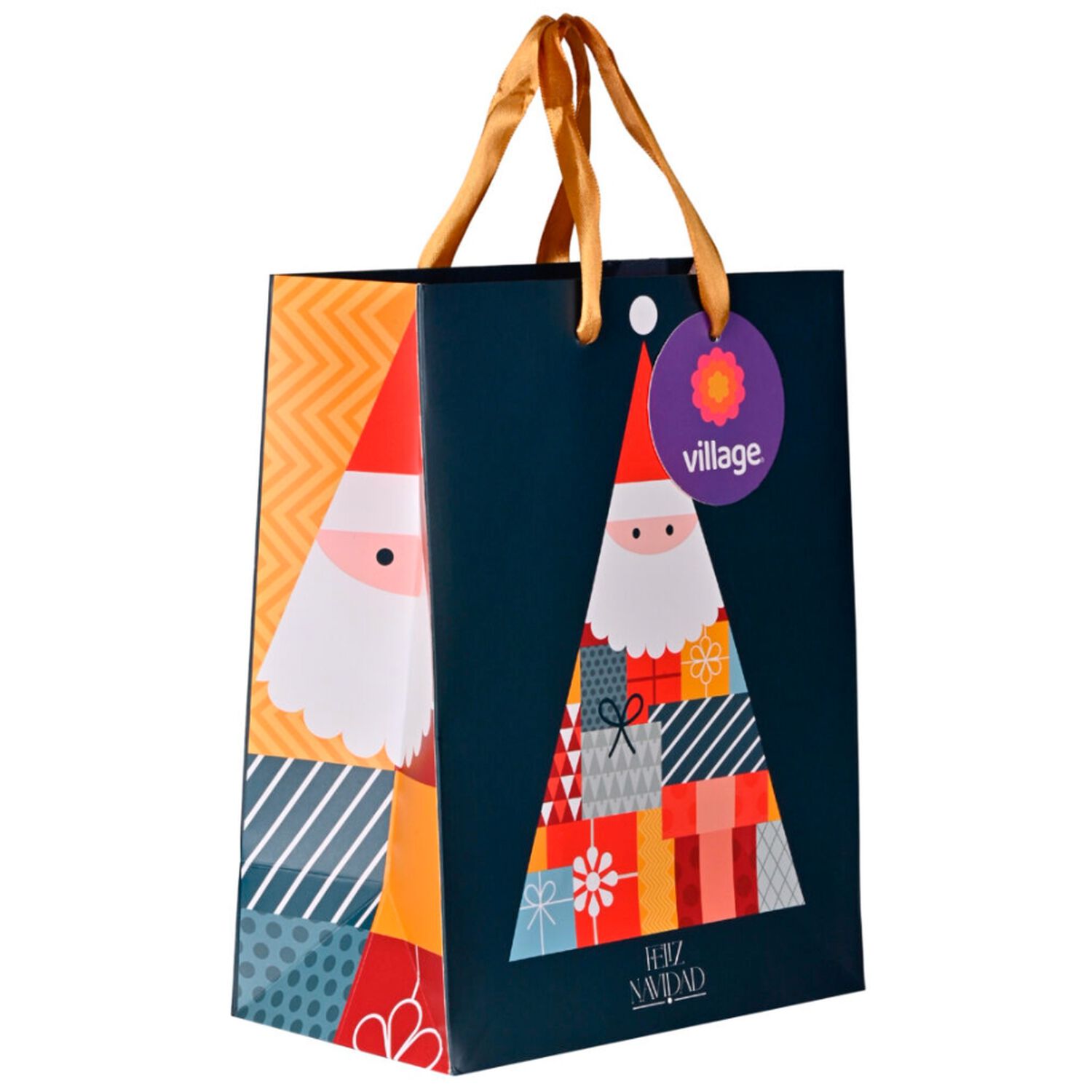 Bolsa De Regalo Navidad M Village image number 5.0