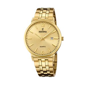 Reloj F20513/3 Festina Dorado Hombre Acero Cl&aacute;sico