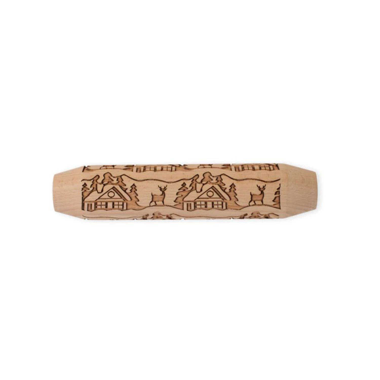 Woodland Cottage Embossed Rolling Pin Nordic Ware image number 0.0