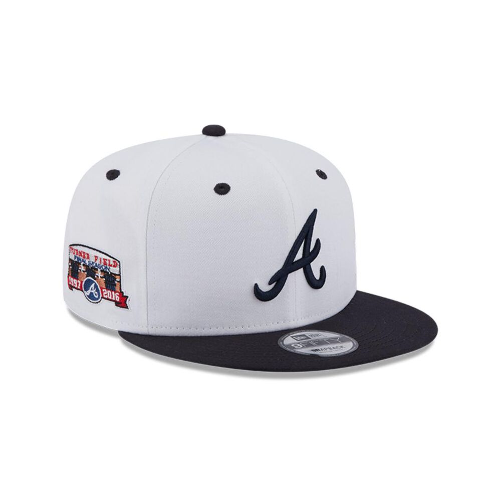 Gorra 9fifty Atlanta Braves Mlb White Crwn Patch White image number 0.0
