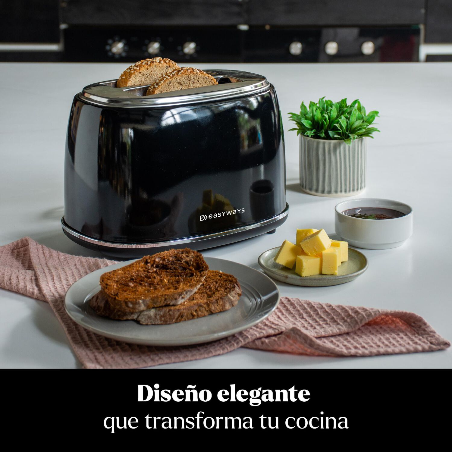 Tostador Toast Master 2 Rebanadas Rojo Easyways image number 3.0