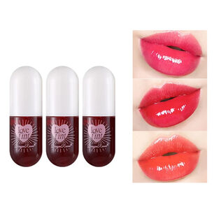 Pack De 3 Tintas Labiales Acabado Gloss Labios 24 Hrs 4grs