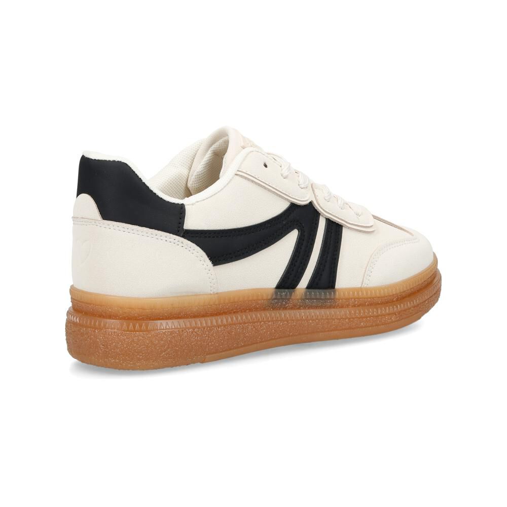 Zapatilla Urbana Mujer Freedom Beige image number 3.0