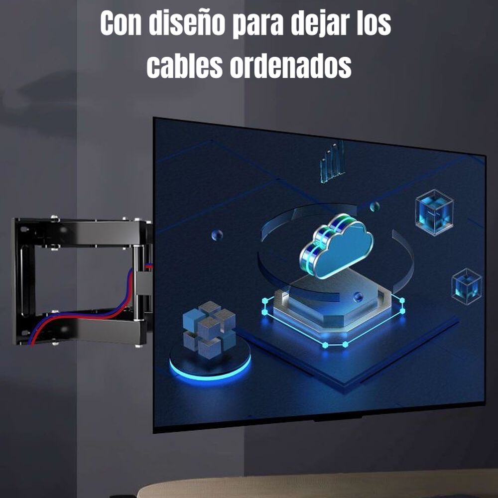 Soporte Tv Ajustable Doble Brazo 40'' A 75'' By Lubabycas image number 5.0