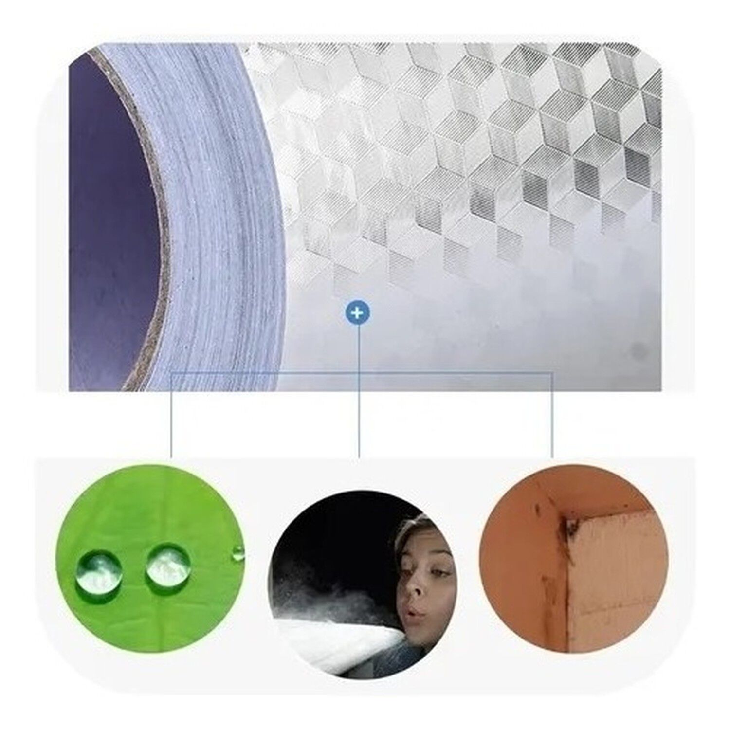 Papel Autoadhesivo Decorativo Aluminio Plata 40x300cm image number 4.0