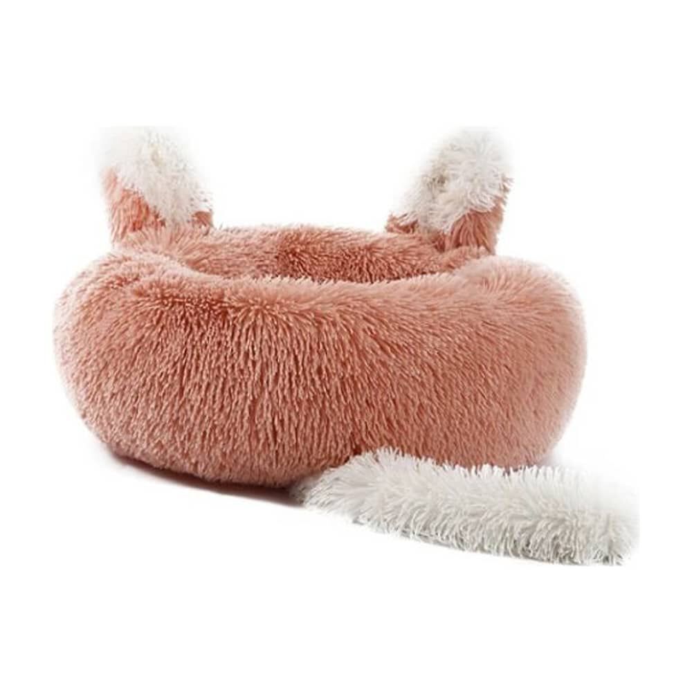 Cama Redonda Tipo Orejas Perros Y Gatos 50cm Antideslazante image number 2.0