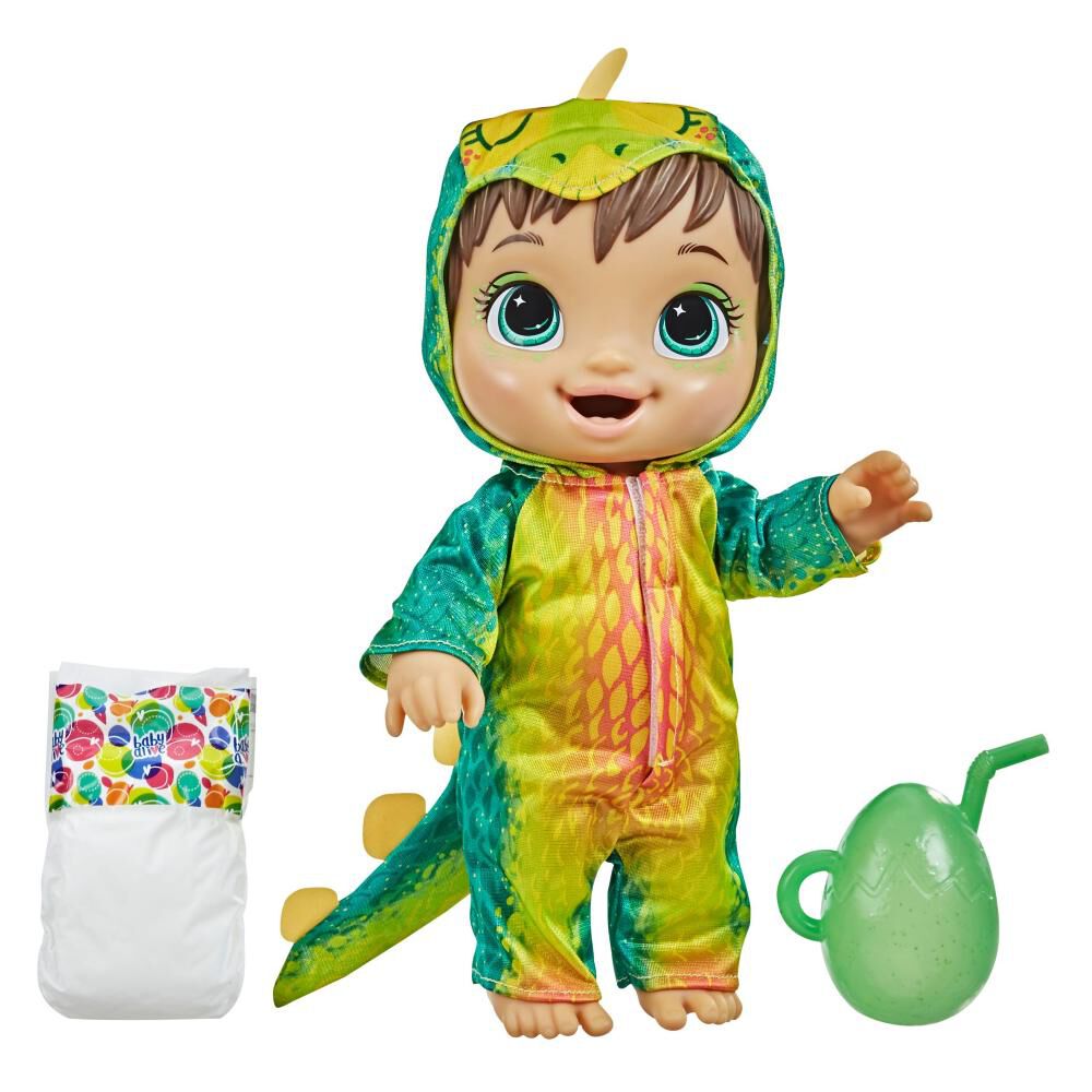 Muneca Baby Alive Bebe saurio Castano