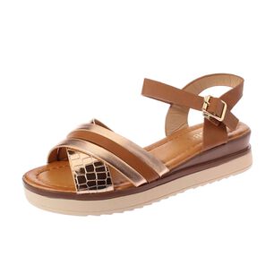 Sandalia Khaki V&iacute;a Franca Art. 51309b3226khaki