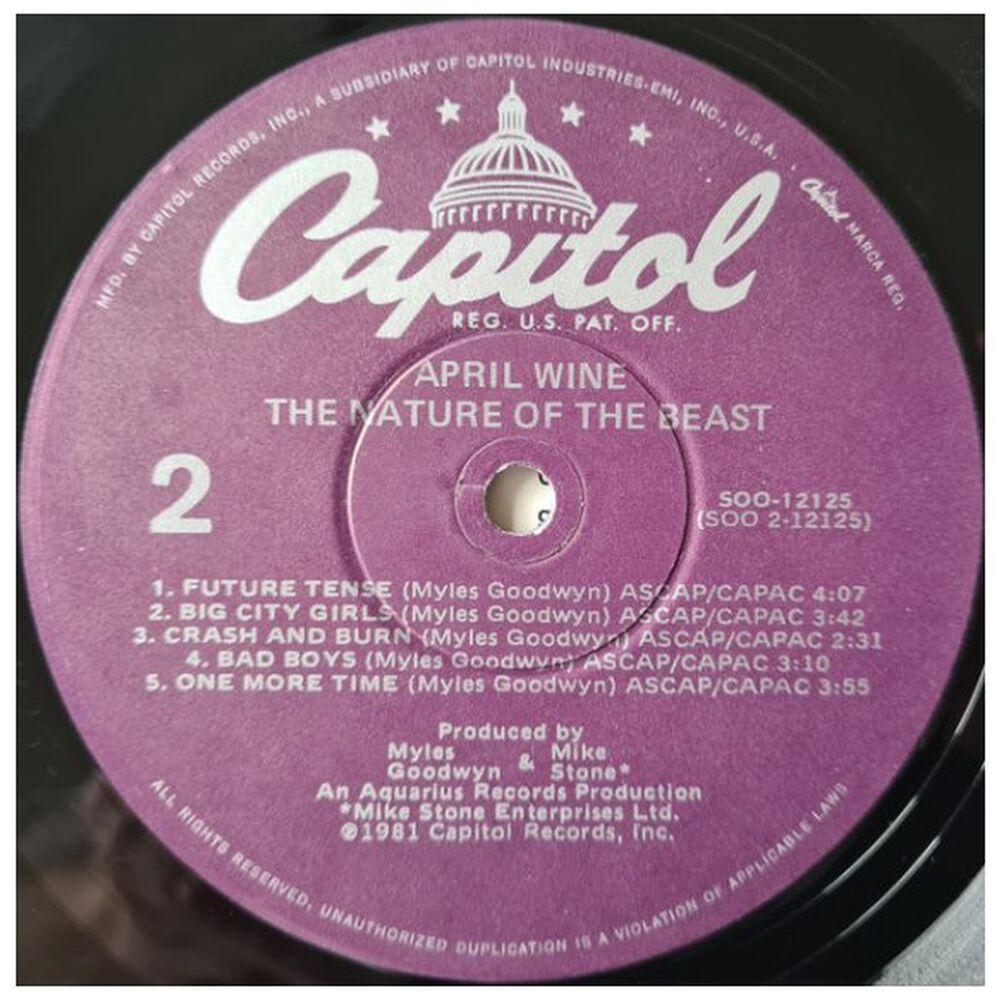 April Wine - The Nature Of The Beast | Vinilo Usado image number 2.0