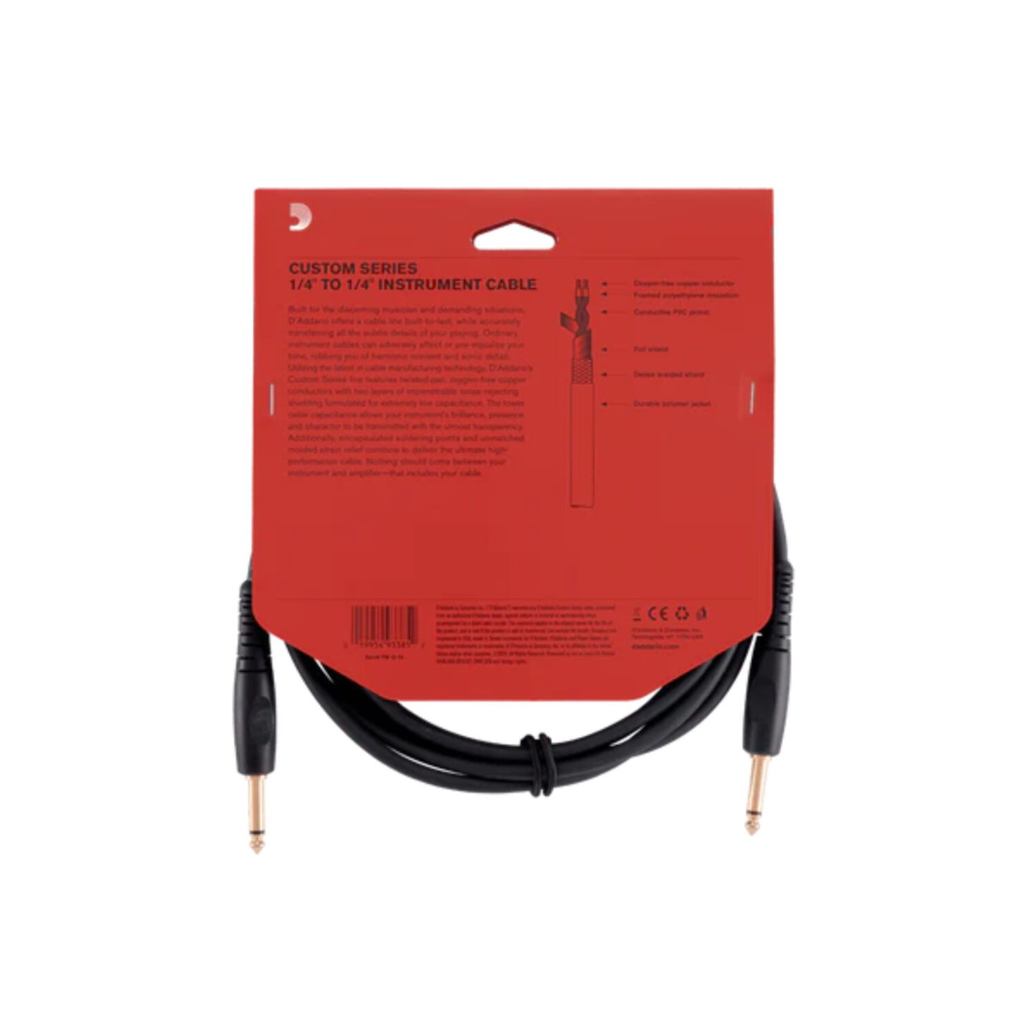 Cable Instrumento Ts-1/4" 6mts. Pw-gra-20 Pw Daddario image number 2.0