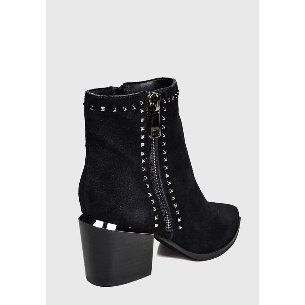 Bot&iacute;n Cuero Xamila Negro image number 4.0