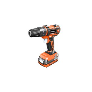 Taladro Percutor Atornillador 10mm 18v Con Bateria 2ah Y Cargador + Acc. Flowmak