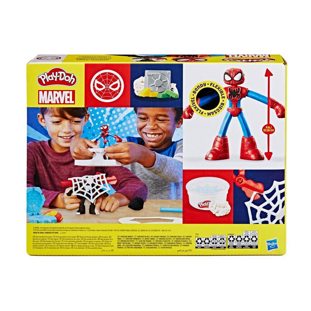 Play-doh Spider-man Lanza Y Atrapa image number 9.0