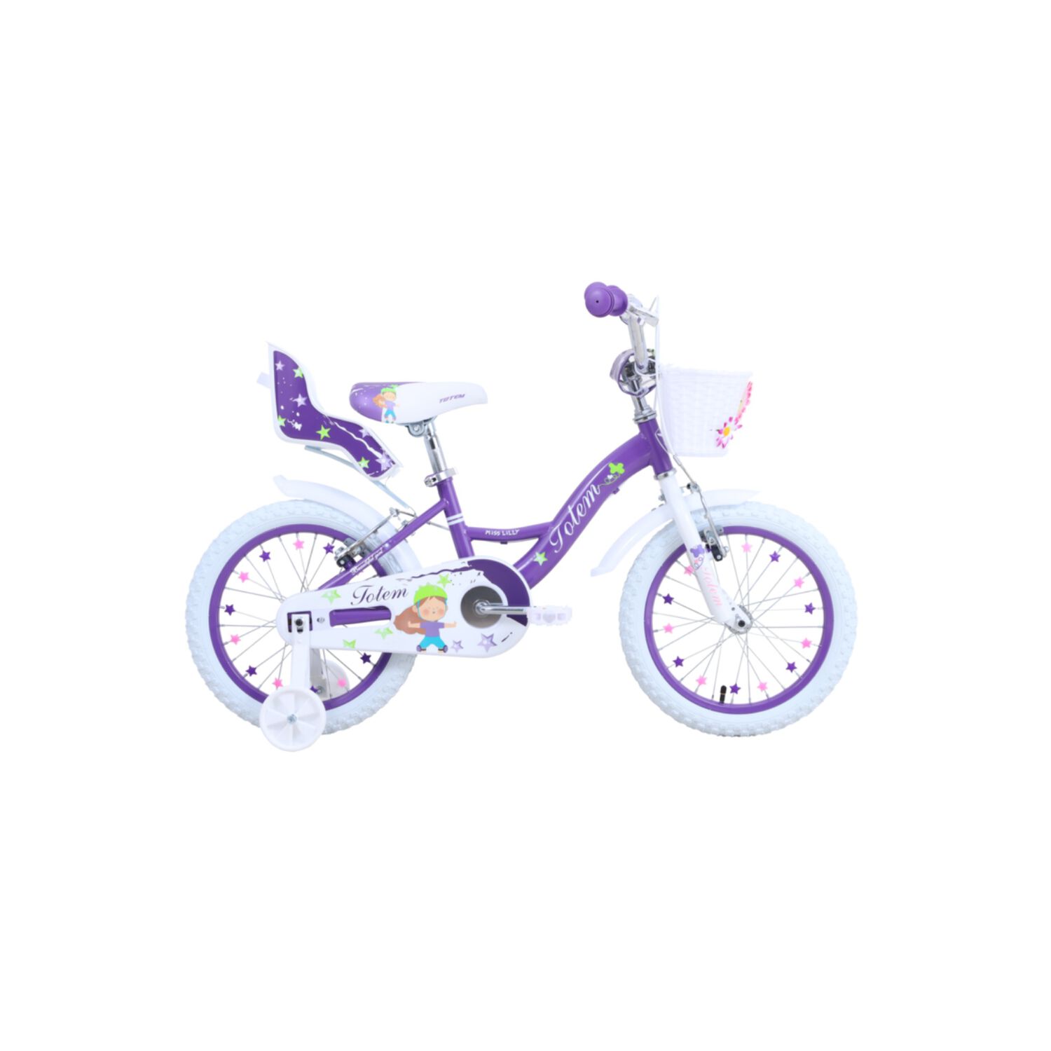 Bicicleta Totem Infantil Aro 16 Miss Lilly Violeta image number 0.0