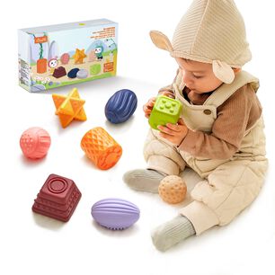 Juguete Sensorial Bloques Pelotas Mordedor Tm193 Lubabycas