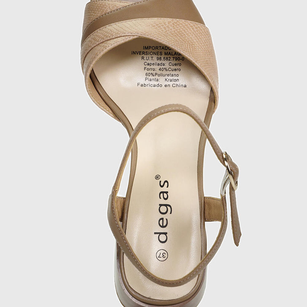 Sandalia Maur Beige image number 5.0