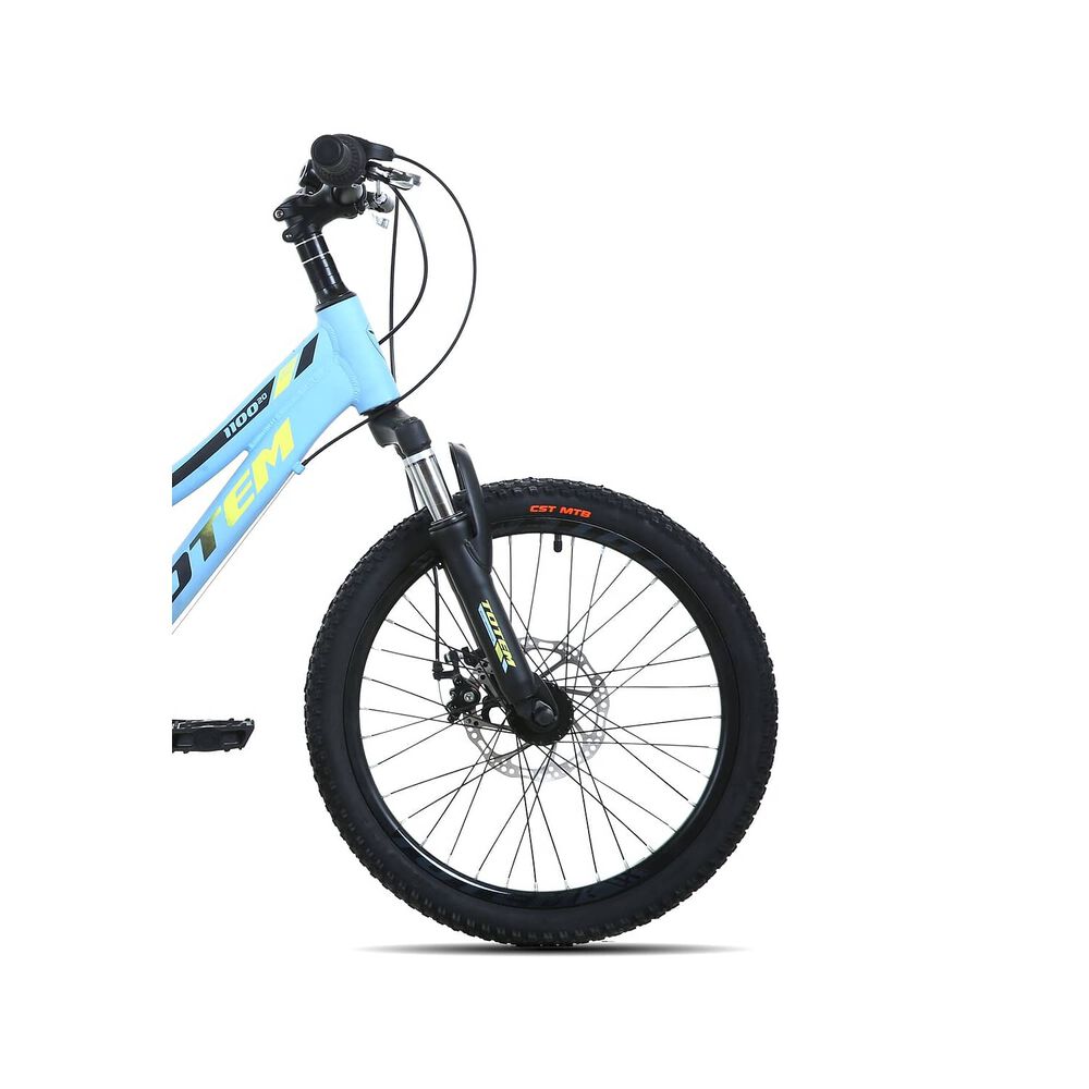 Bicicleta Totem Mtb Aro 20 Modelo 1100 Celeste image number 4.0