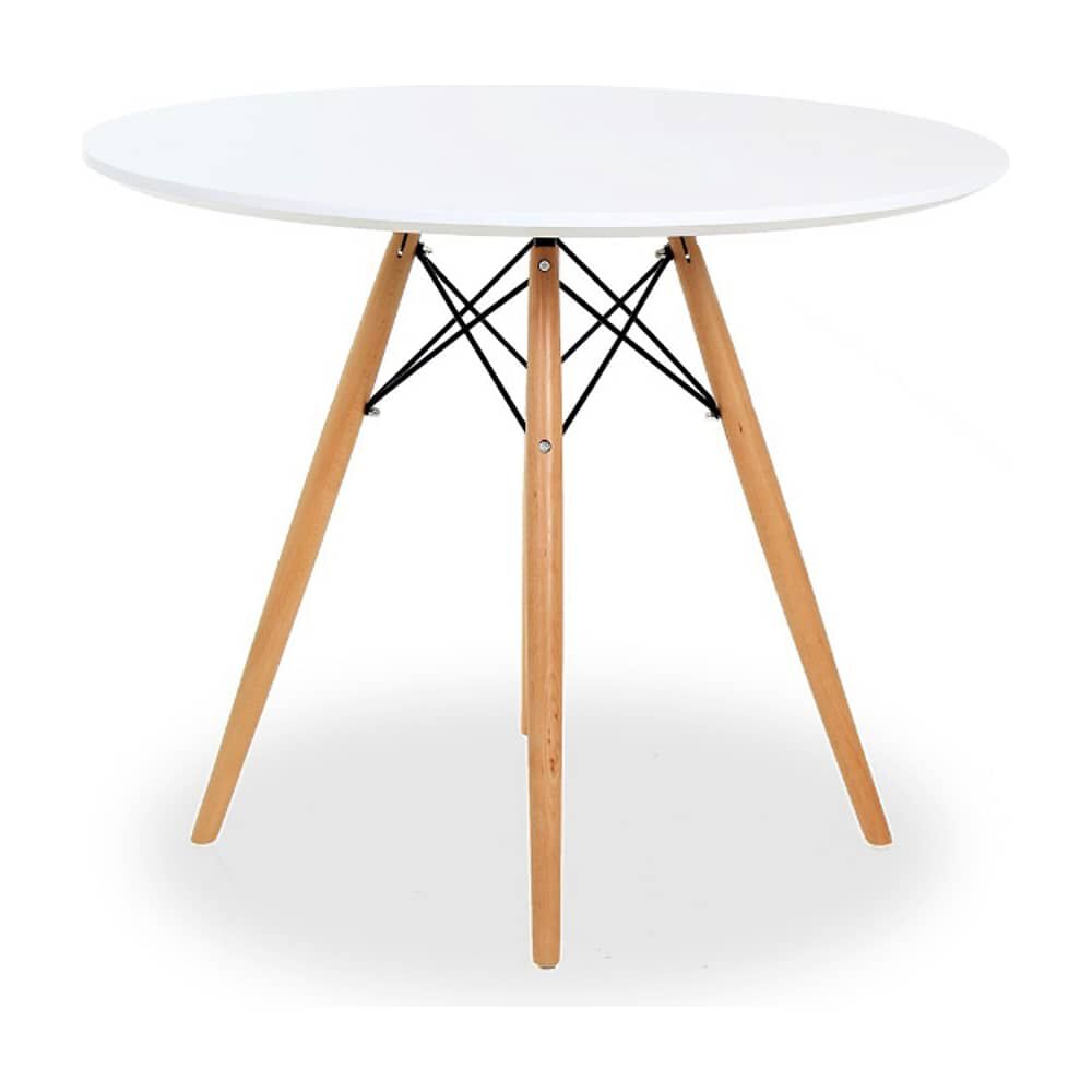 Mesa Eames Redonda 80cm Blanca image number 0.0