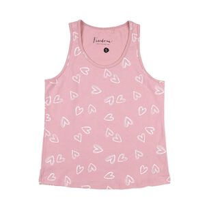 Polera Estampada Sin Mangas Cuello Redondo Mujer Freedom