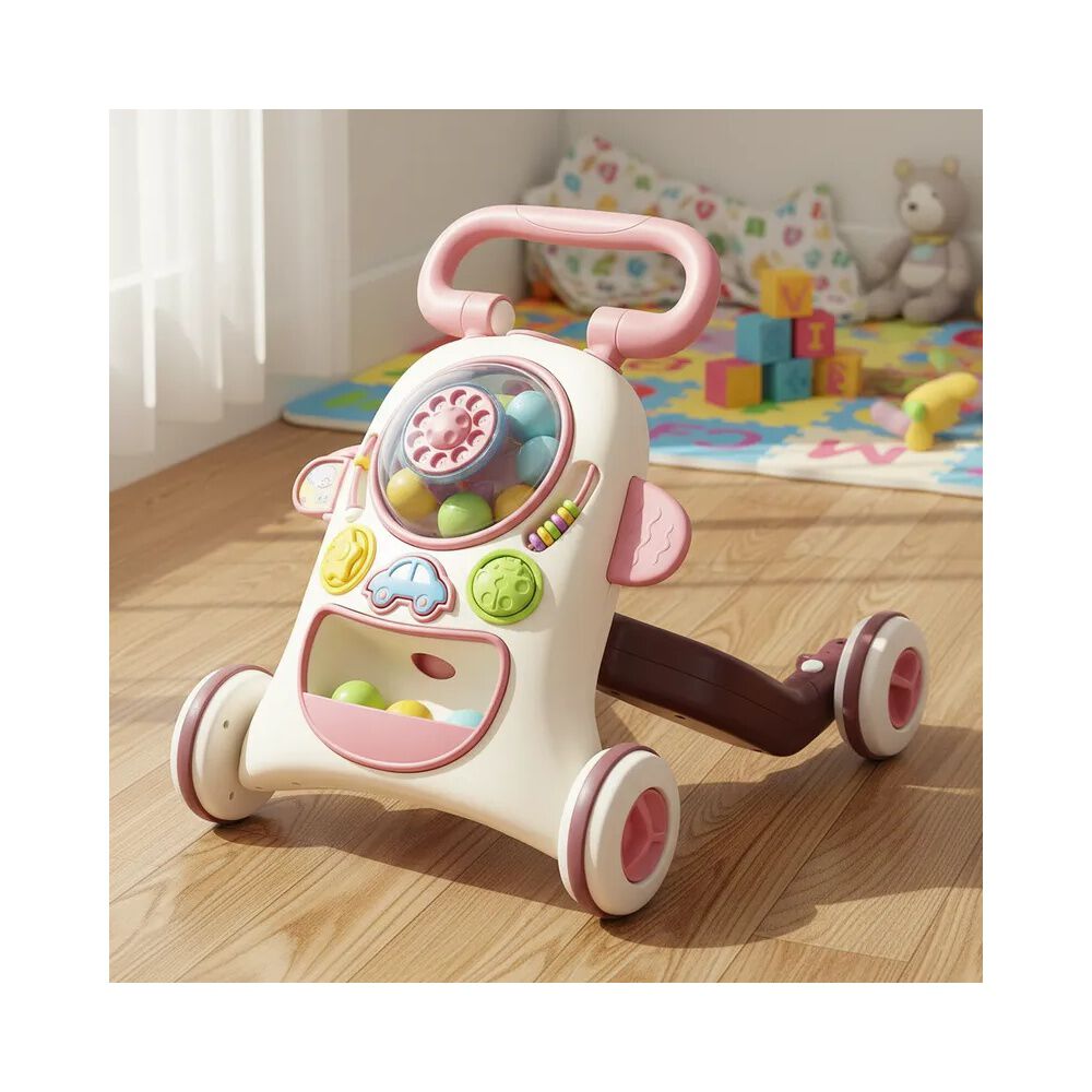 Corre Pasillo Caminador 2 En 1 Rosado image number 1.0