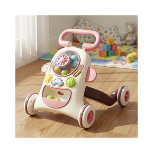 Corre Pasillo Caminador 2 En 1 Rosado