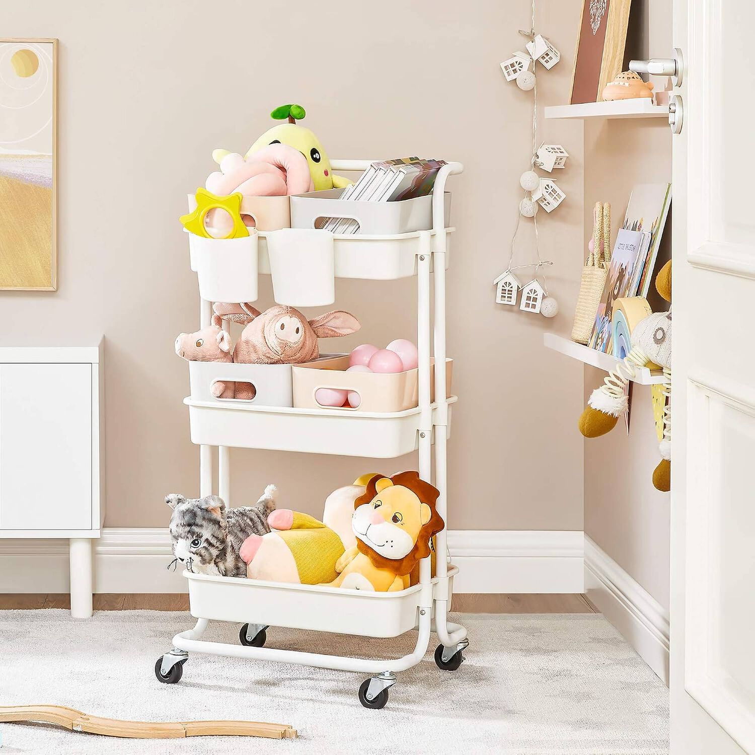 Carro Organizador Songmics 3 Niveles Con Ruedas Cocina image number 2.0
