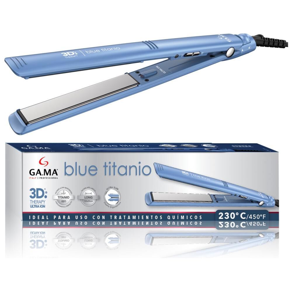 Alisador Gama Elegance 3d Blue Titanio en Oferta | Hites.com