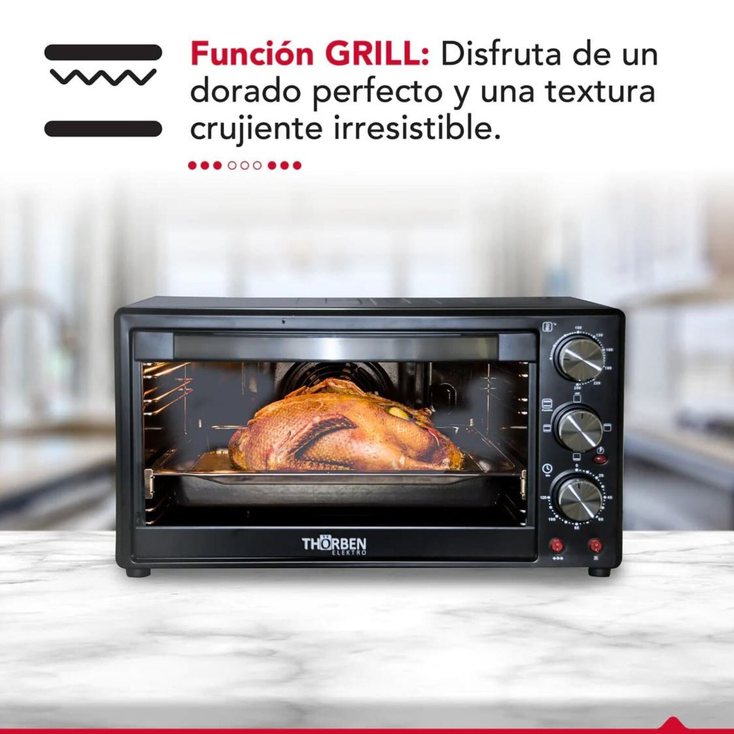 Horno El&eacute;ctrico 60 Litros 2200w Thor Magnum Oven 60 image number 4.0