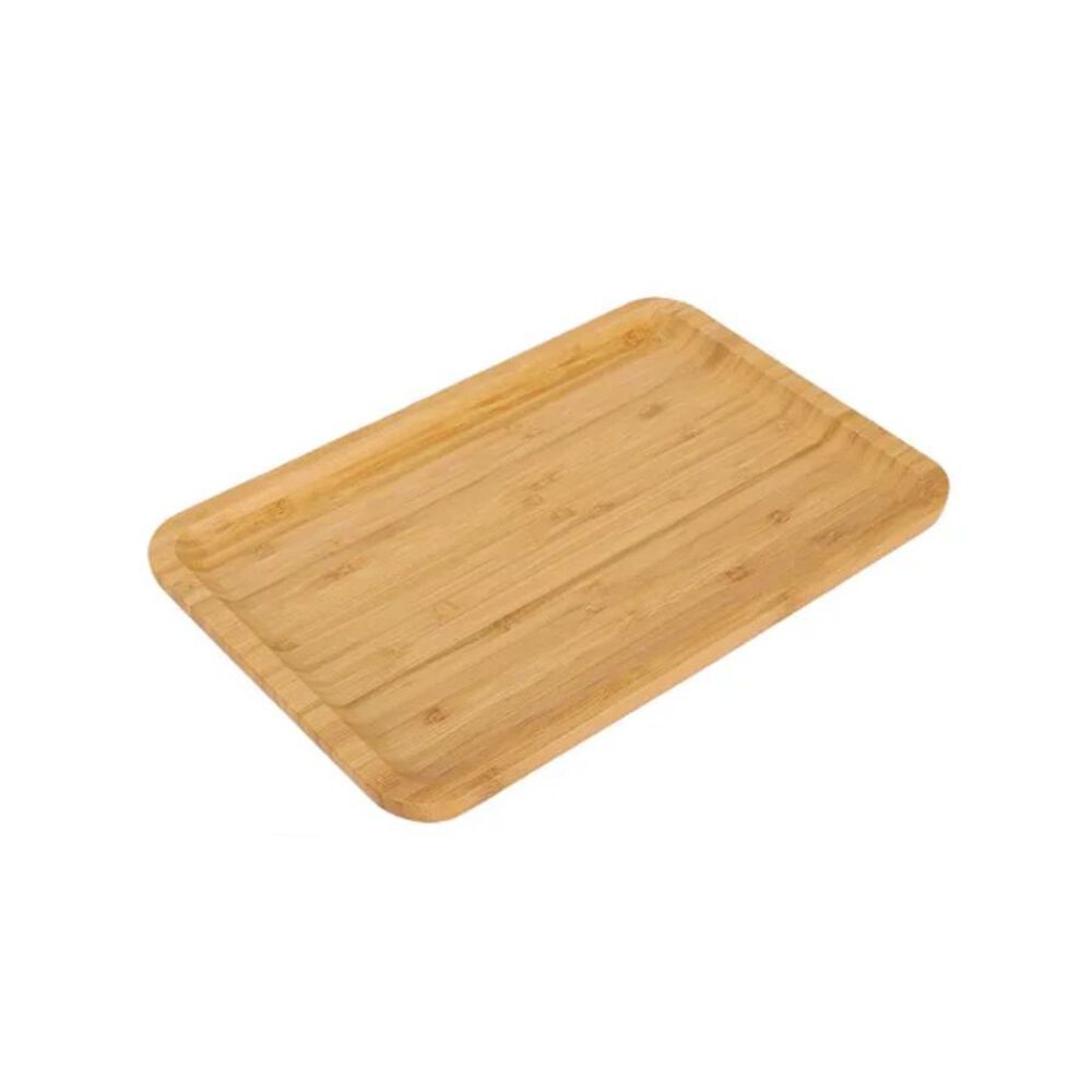 Bandeja Decorativa De Madera Rectangular Adorno Multiuso image number 0.0