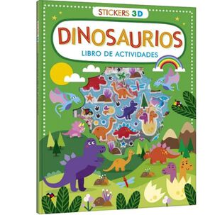 Libro De Actividades 40 Paginas + Stickers Dino Vertice