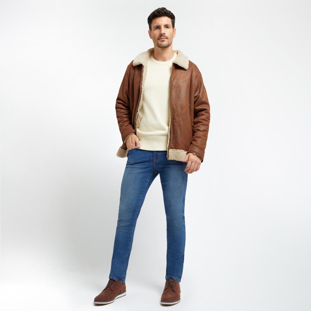 Chaqueta Regular Cuello Redondo Hombre Peroe image number 1.0