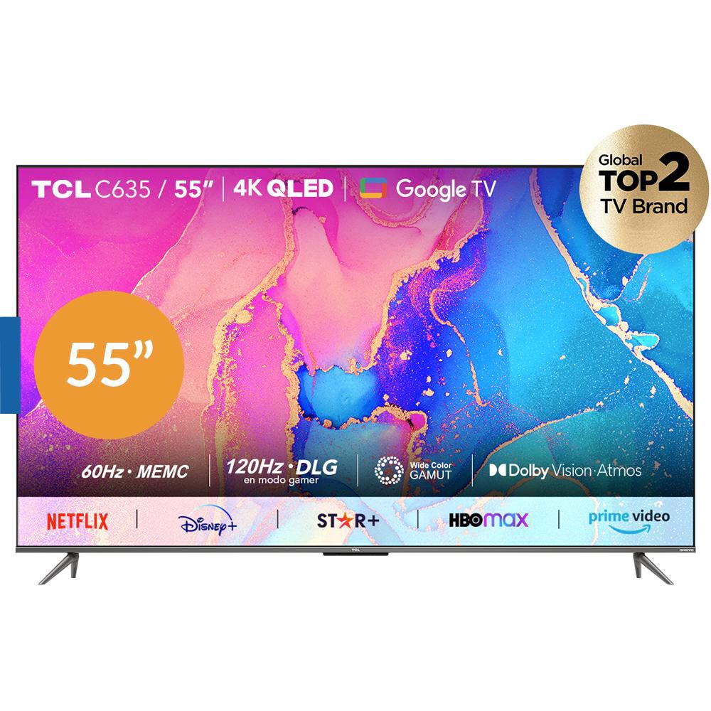 Qled 55" TCL 55C635 / Ultra HD 4K / Smart TV image number 0.0