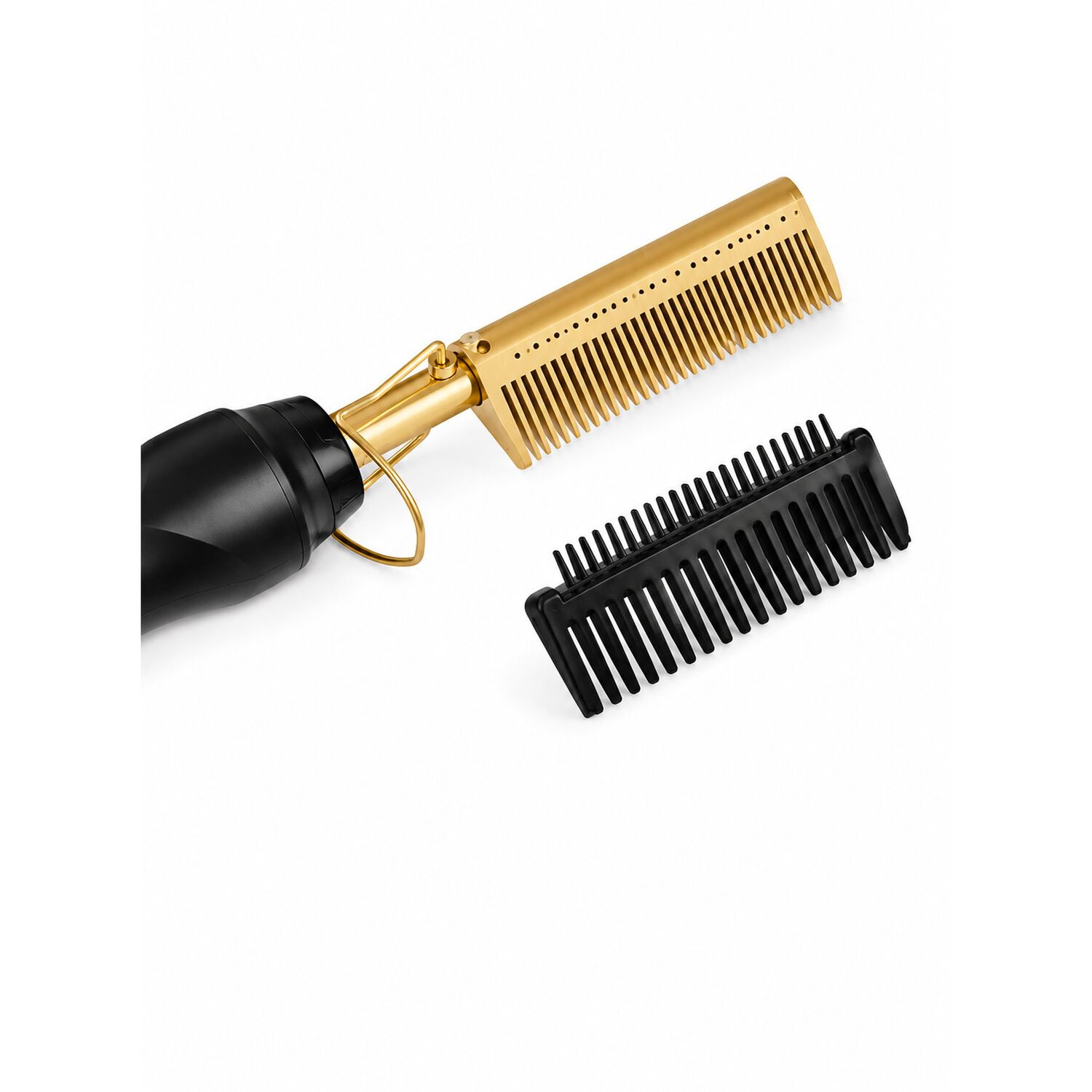 Peine Cepillo Alisador Profesional Gold Ceramic Unisex image number 3.0