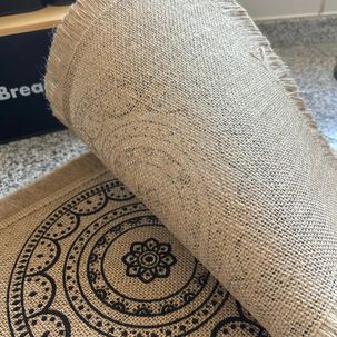 Set De 6 Individuales Yute - M&aacute;ndala