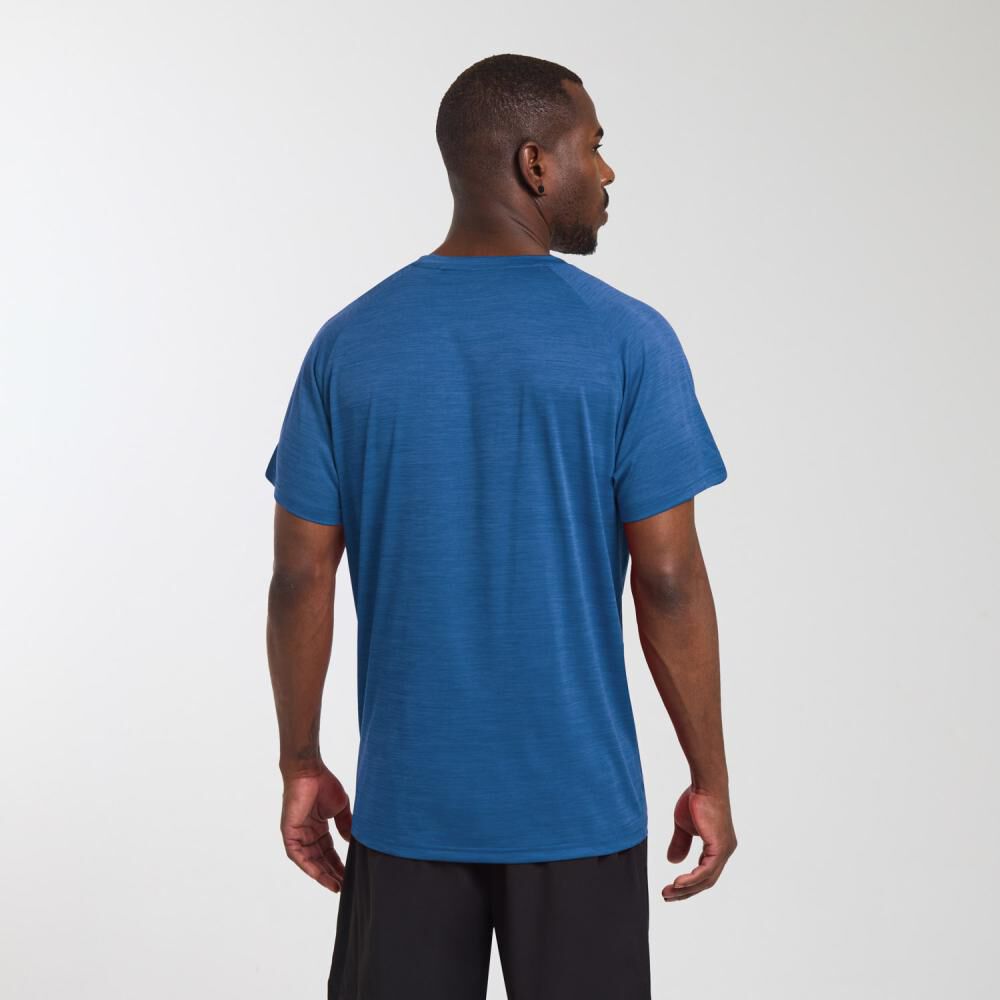 Polera Deportiva Manga Corta Cuello Redondo Hombre Wetland image number 2.0