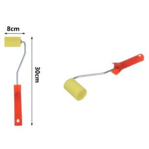 Set 12 Rodillos Esponja 2 Pulgadas Mango Plastico Pintar