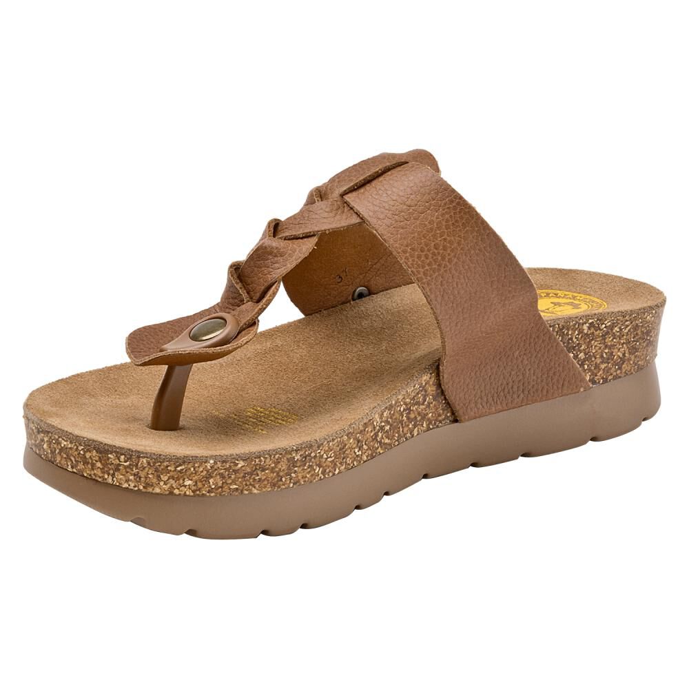 Sandalia Mujer Panama Jack Camel image number 2.0